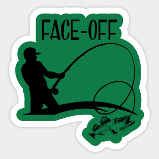 Walleye Face Off Sticker